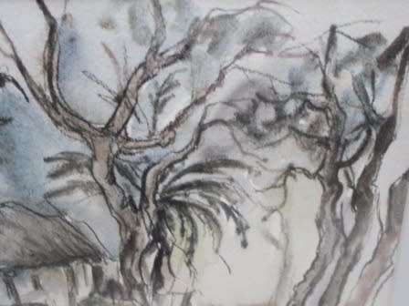 RARE!! TONY GROGAN "WYNBERG CAPE"  WATERCOLOUR   280 X 200mm VALUE R3500 WOW