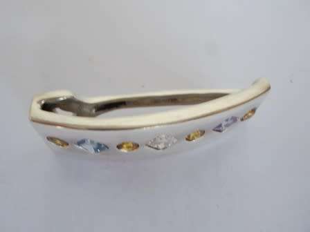 WOW!! HUGE STERLING SILVER PENDANT WITH STONES AMAZING DESIGN  25,0g WOW!!