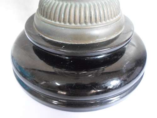 EXCEPTIONAL!! VICTORIAN HINKS and SONS DUPLEX GLASS and BRASS OIL LAMP VALUE R3000 WOW!!