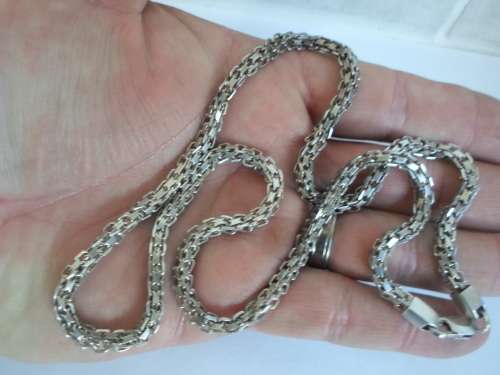 WOW!! INCREADIBLE HIGH QUALITY STERLING SILVER MULTI LINK CHAIN   39,3g WOW!!