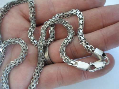 WOW!! INCREADIBLE HIGH QUALITY STERLING SILVER MULTI LINK CHAIN   39,3g WOW!!