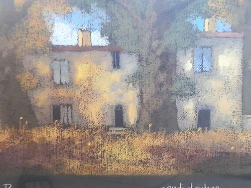 Stunning Sandi Beukes `Provence` pastel 490 x 290mm Value R3500