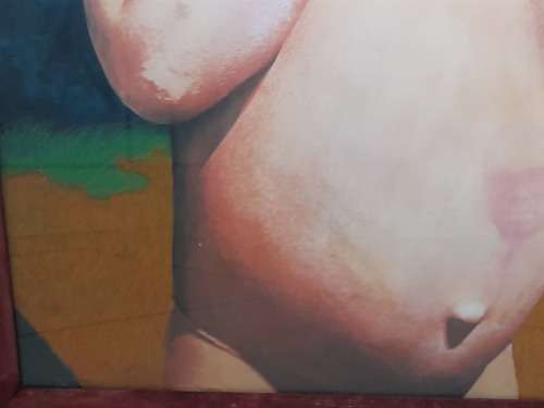 High Value!! Zwelethu Mthethwa `ABANDONED` mixed media dated 89   530 x 430mm Value R15000