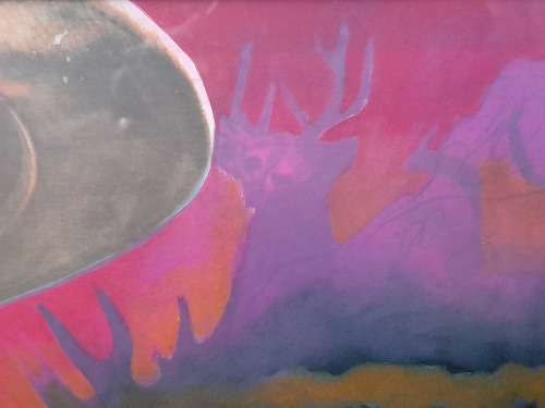 High Value!! Zwelethu Mthethwa `ABANDONED` mixed media dated 89   530 x 430mm Value R15000