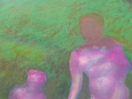 High Value!! Zwelethu Mthethwa `ABANDONED` mixed media dated 89   530 x 430mm Value R15000