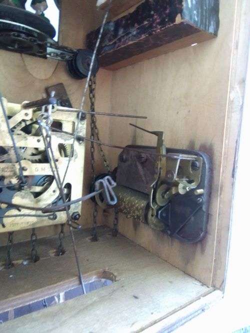 Huge!! Vintage German hunter cuckoo clock with musical dancers Value R6500 wow!!