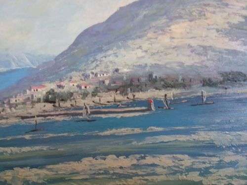 Amazing!! Michael Albertyn snr. Oil on board of Hangklip 600 x 450mm Value R4500