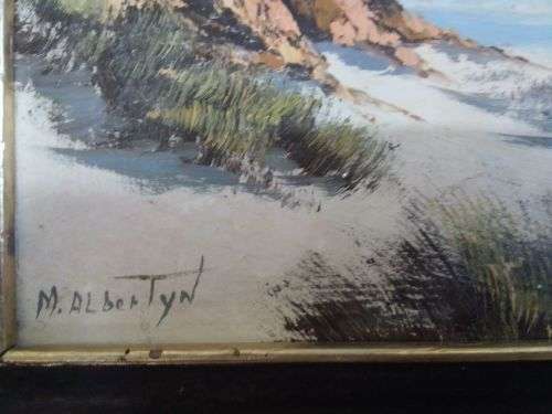 Amazing!! Michael Albertyn snr. Oil on board of Hangklip 600 x 450mm Value R4500