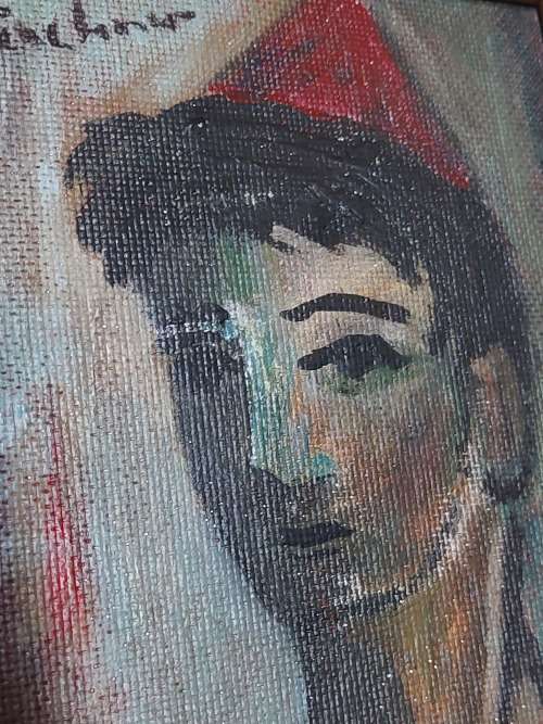 Amazing Carl Buchner oil on board 260 x 190mm value R15000