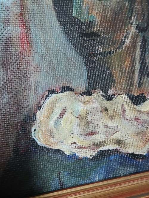 Amazing Carl Buchner oil on board 260 x 190mm value R15000