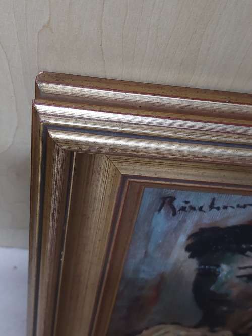 Amazing Carl Buchner oil on board 260 x 190mm value R15000