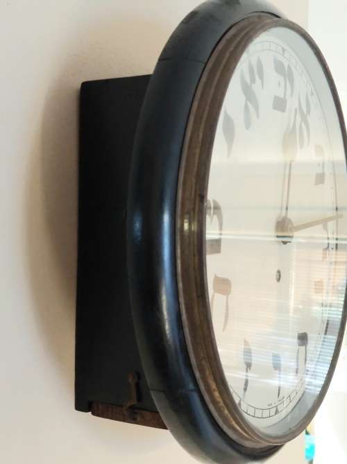 Rare!! antique england station clock with arabic numerals working!! What a find!!