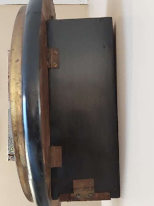 Rare!! antique england station clock with arabic numerals working!! What a find!!