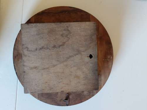 Rare!! antique england station clock with arabic numerals working!! What a find!!