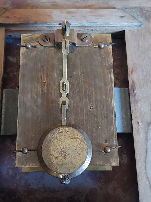 Rare!! antique england station clock with arabic numerals working!! What a find!!