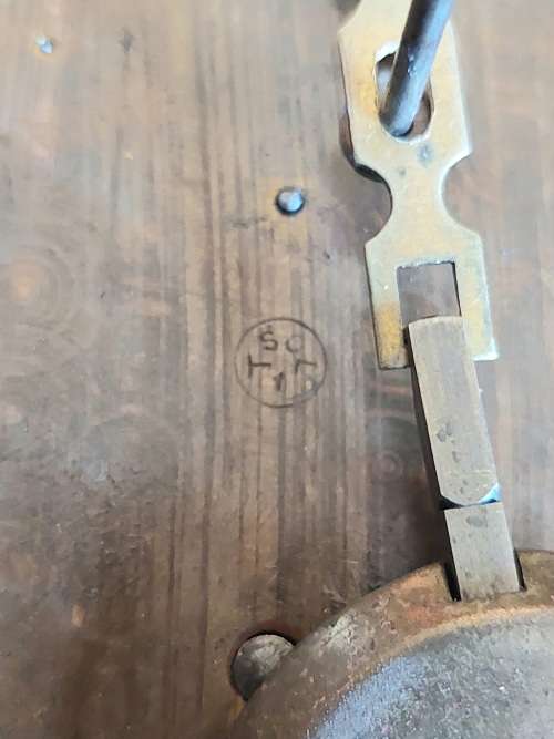 Rare!! antique england station clock with arabic numerals working!! What a find!!