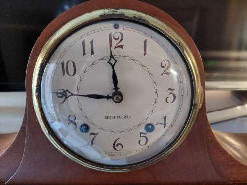 Wow!! Vintage Seth Thomas mantle clock working!! Wow!!