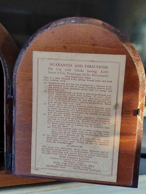 Wow!! Vintage Seth Thomas mantle clock working!! Wow!!