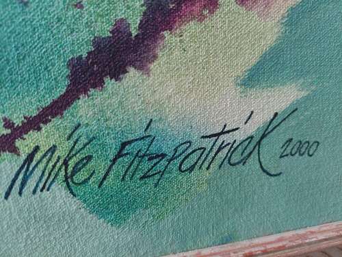 Rare!! Large Mike Fitzpatrick cape scene oil on canvas 940 x 760mm Value R15000