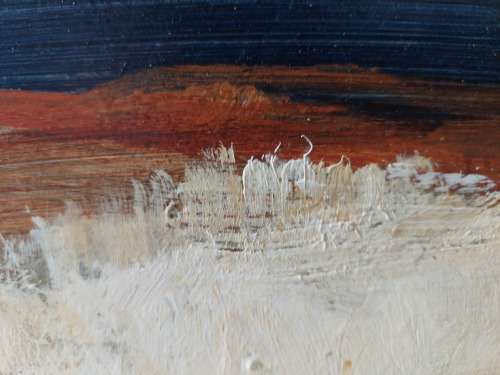 Amazing Fiona Ewan Rowett lanscape oil on board 360 x 260mm value R3500