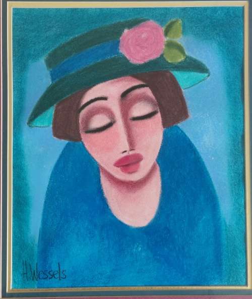 Gorgeous!! H. Wessels pastel on paper 370 x 310mm wow!!