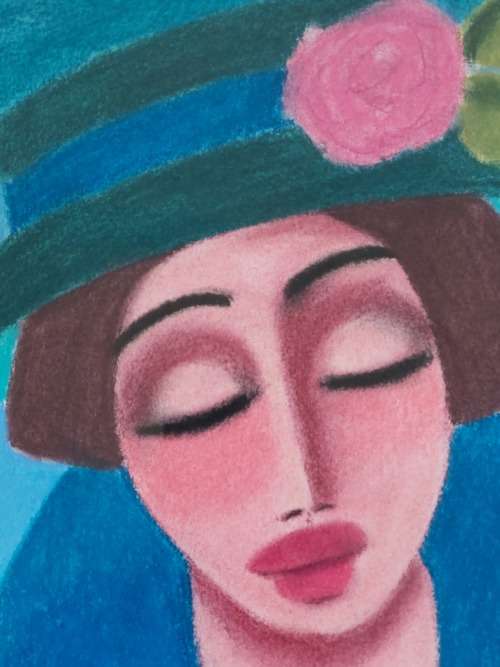 Gorgeous!! H. Wessels pastel on paper 370 x 310mm wow!!