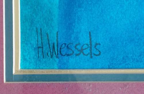 Gorgeous!! H. Wessels pastel on paper 370 x 310mm wow!!