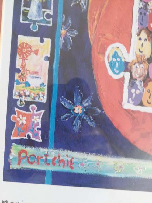 Wow!! Signed 2008 Porchie calander print 520 x 470mm  Wow!!