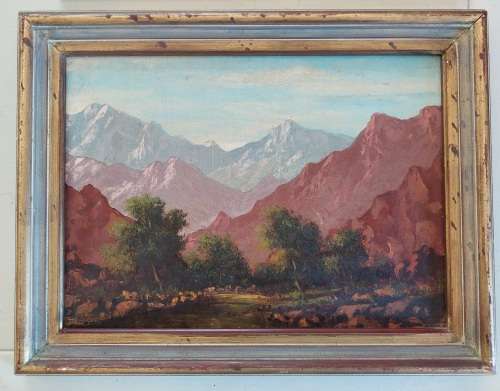 Amazing!! Johan Greeff oil on board 370 x 270mm value R1500