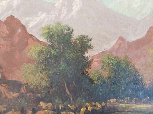 Amazing!! Johan Greeff oil on board 370 x 270mm value R1500