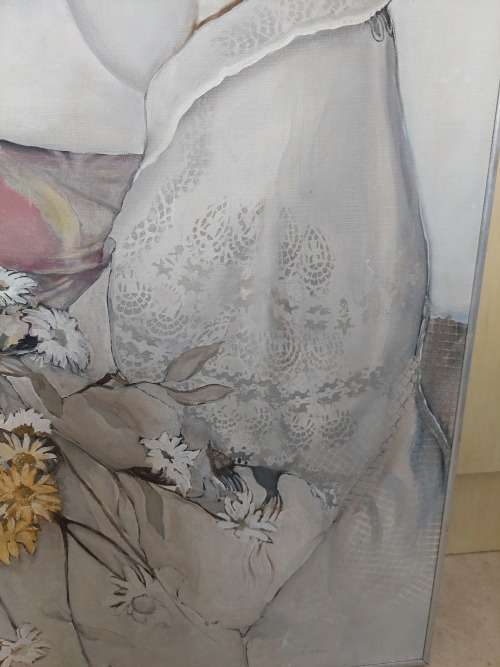 Stunning Martin Burnett oil on canvas `74 , 890 x 670mm Value R6500