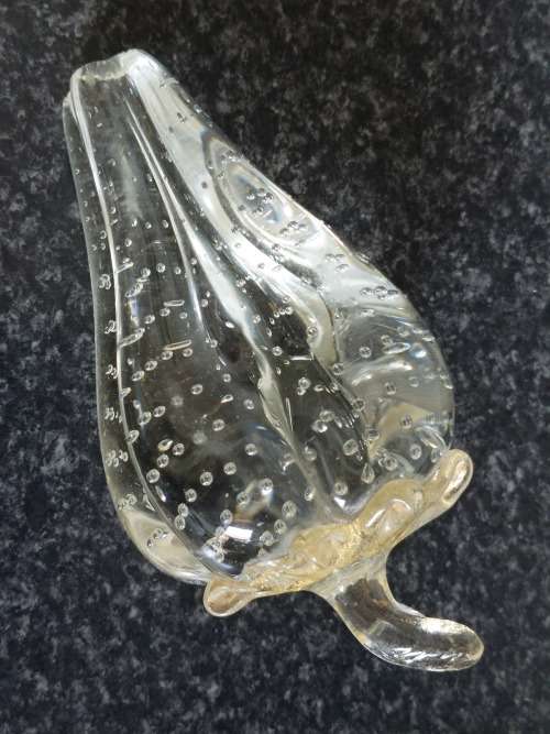 Stunning vintage murano glass paperweight circa 1960`s wow!!