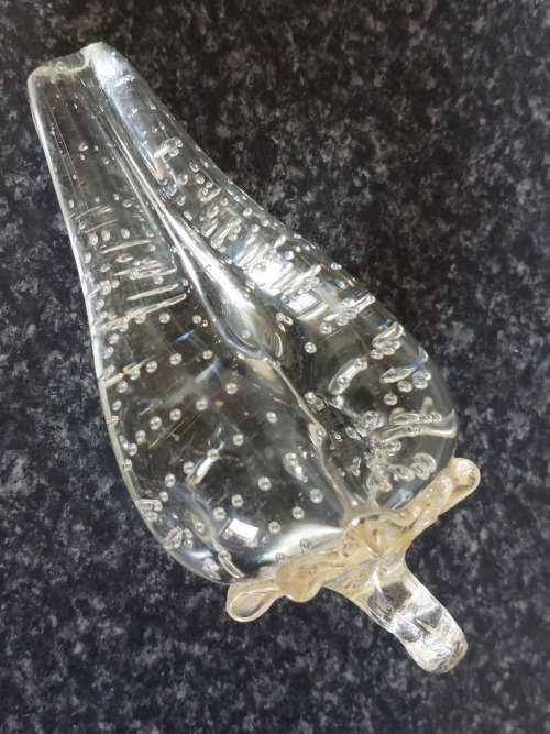 Stunning vintage murano glass paperweight circa 1960`s wow!!