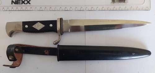 Rare post WW2 German Rehwappen solingen scout youth dagger What a find!!