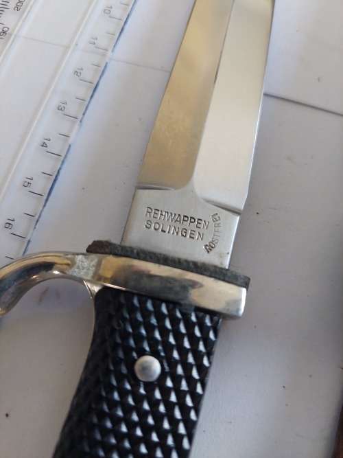 Rare post WW2 German Rehwappen solingen scout youth dagger What a find!!