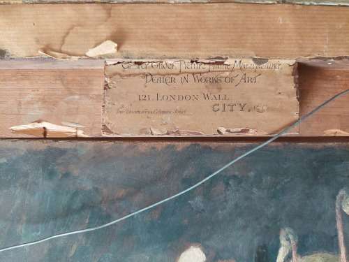 2 in 1 Robert Broadley street scene & stillife oil on board dated `43 Value R13500