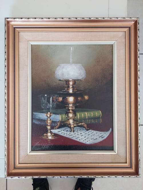 Lovely!! Denzil Herring oil on board 455 x 355mm value R1500