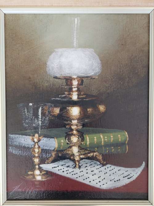 Lovely!! Denzil Herring oil on board 455 x 355mm value R1500