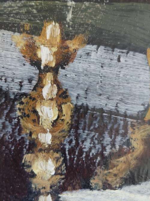 Lovely!! Denzil Herring oil on board 455 x 355mm value R1500