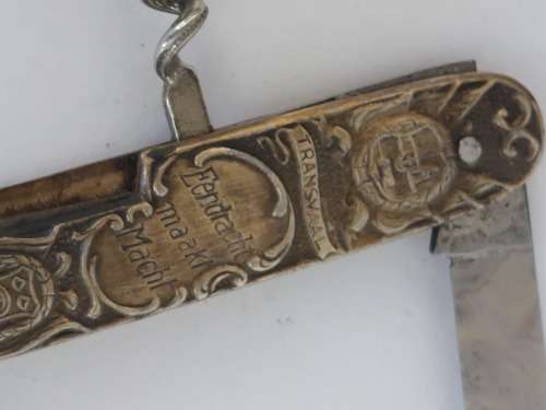 Wow!! Vintage Kruger & De Wet boer pocket knife wow!!