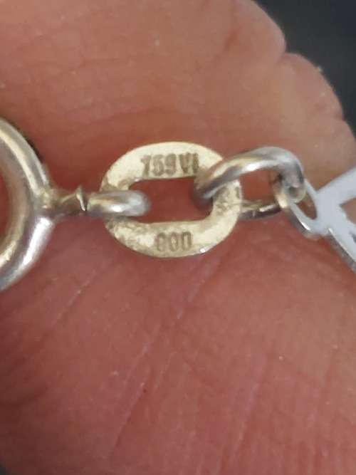 Rare!! Vintage 800 silver extra length necklace with increadible design 25,0g