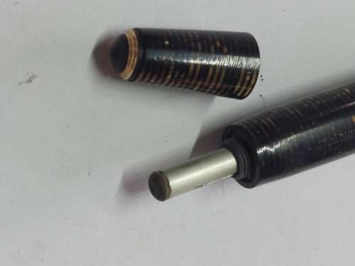 Wow!! 1939 brown striped Parker `Long Major` vacumatic fountain pen