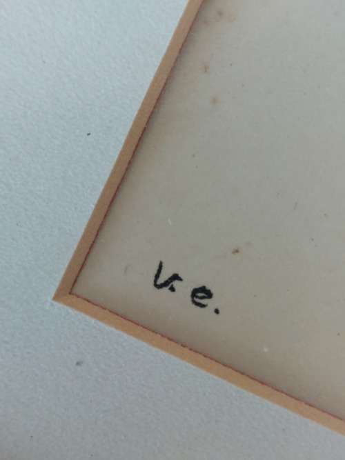 Rare!! Set of 3 x 1940`s Maurice van Esche lithograph Christmas cards of Coons