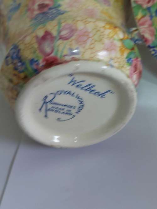 Wow 1930`s Royal Winton welbeck chinz milk jug & sugar bowl Value R900