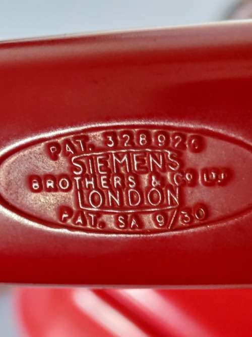 Rare!! 1930 `SA` Siemens Red King Pyramid phone Value R12000