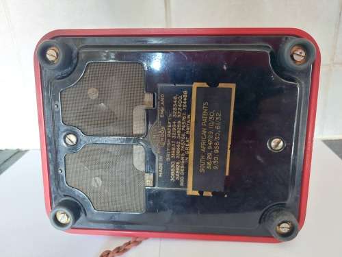 Rare!! 1930 `SA` Siemens Red King Pyramid phone Value R12000