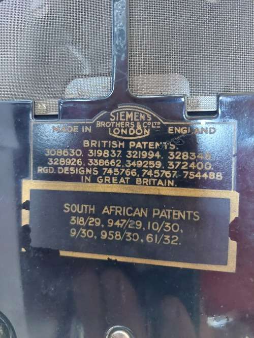 Rare!! 1930 `SA` Siemens Red King Pyramid phone Value R12000
