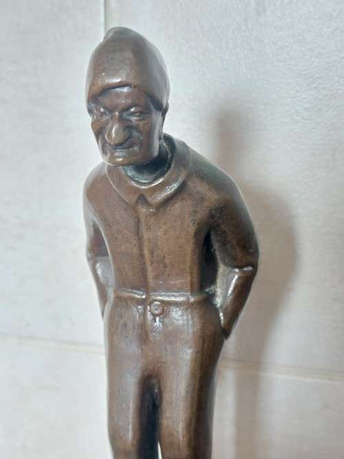 Wow!! Antique Dutch bronze signed J.V. circa 1900