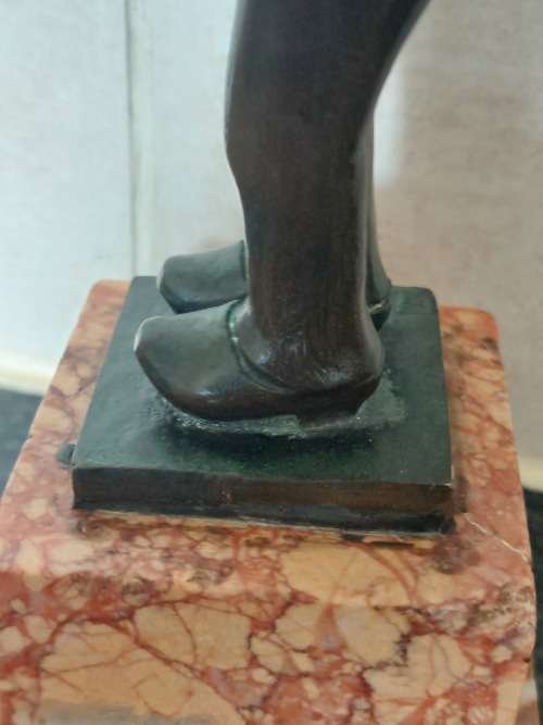 Wow!! Antique Dutch bronze signed J.V. circa 1900