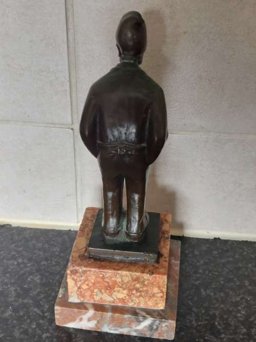 Wow!! Antique Dutch bronze signed J.V. circa 1900